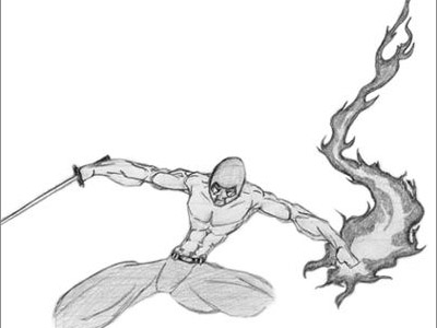 Pencil sketch