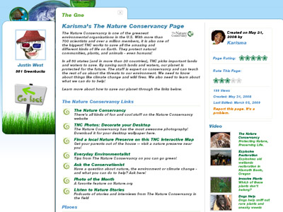 Example of how players learn about the environment