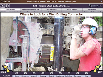 Example of embedded photo in interface